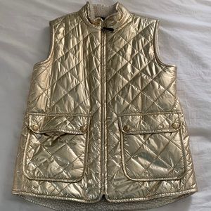 Crewcuts gold fleece vest